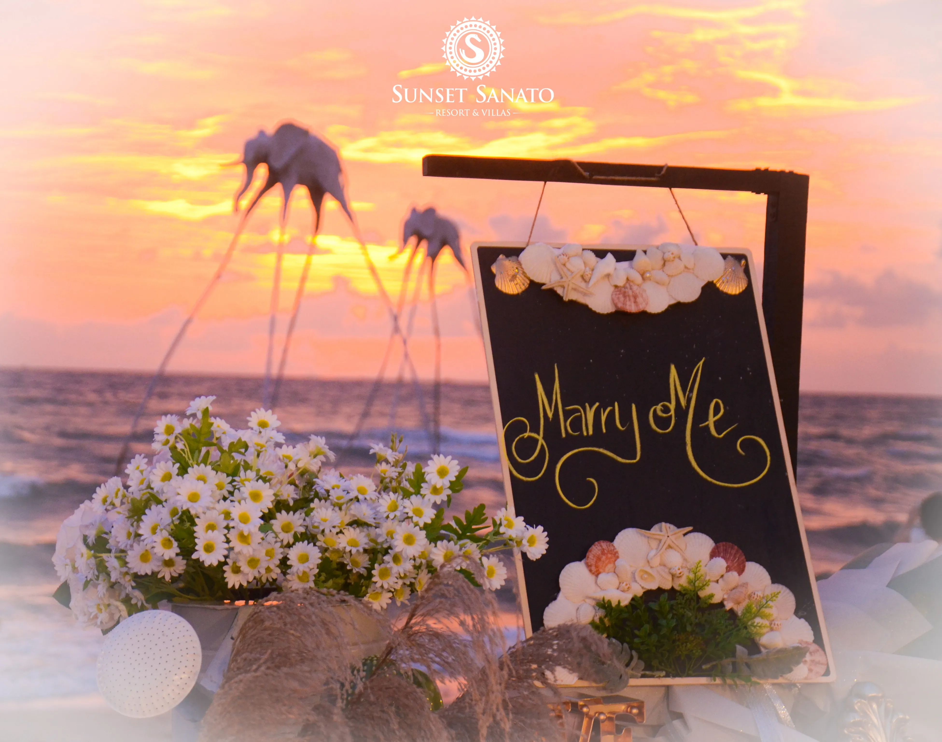 Beach wedding at Sunset Sanato Phu Quoc